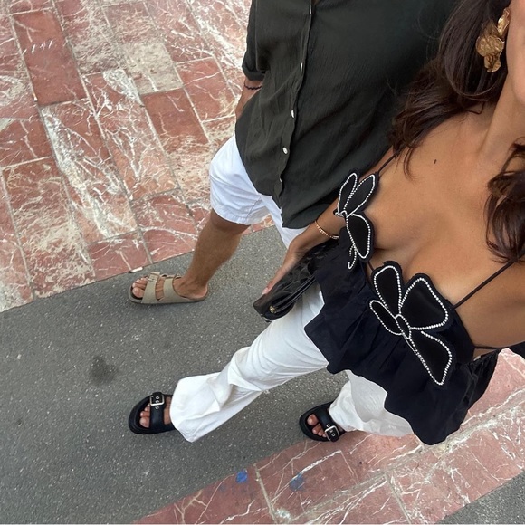 Size XS | Zara | Rhinestone Poplin Top | Bloggers Favourite - Picture 14 of 15